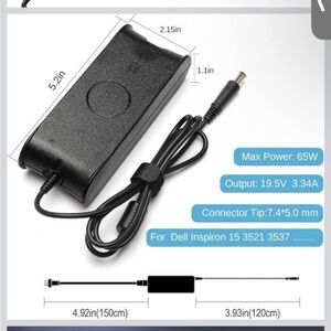 🔌 Universal 65W Laptop Charger Brand New in Box |19.5V 3.34A | 5.0mm x 7.4mm Tip
